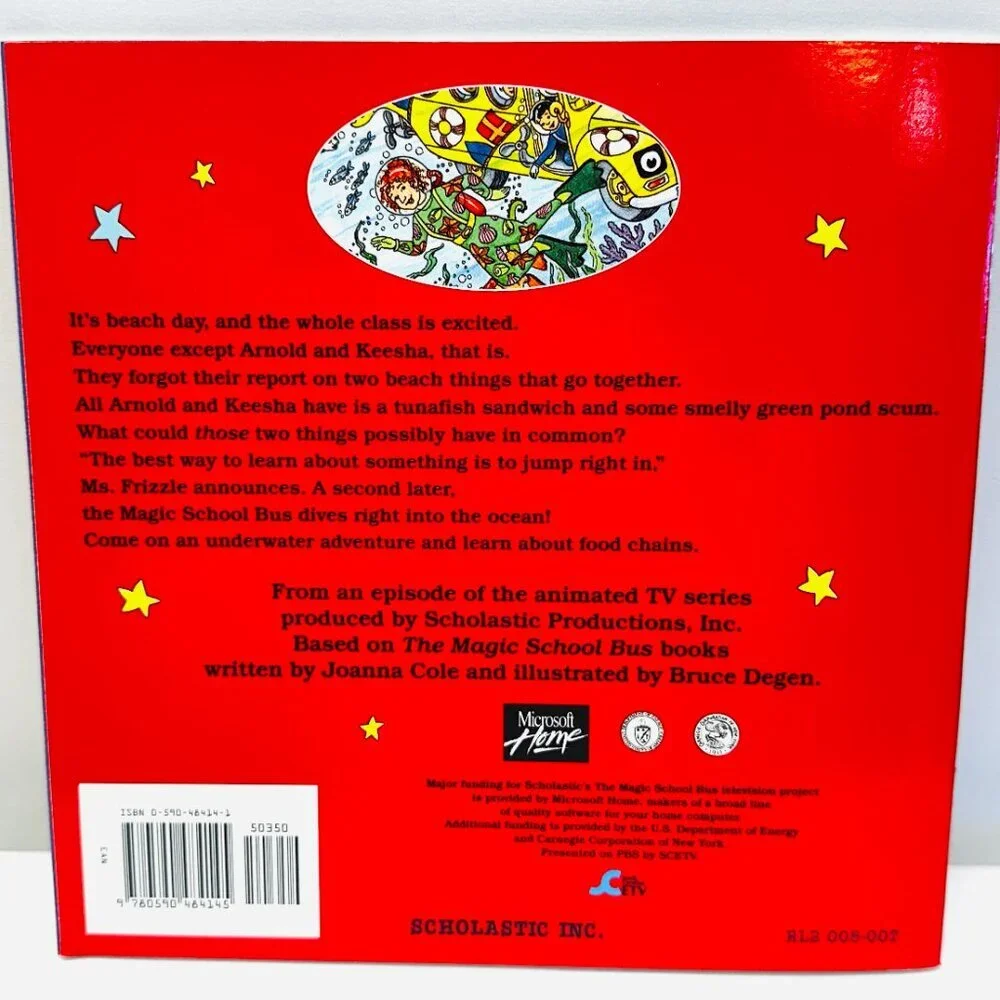 The Magic School Bus Gets Eaten: A Book About Food Chains by Patricia Relf NEW - Picture 2 of 2